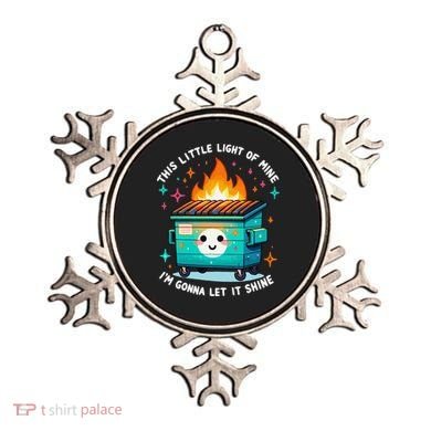 Dumpster Fire Light IM Gonna Let It Shine Halloween Ornament