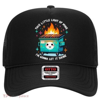 Dumpster Fire Light IM Gonna Let It Shine Halloween Hat