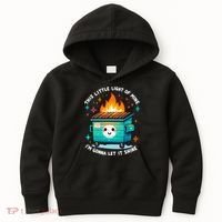 Dumpster Fire Light IM Gonna Let It Shine Halloween Kids Hoodie thumb 0