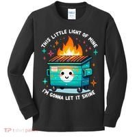 Dumpster Fire Light IM Gonna Let It Shine Halloween Kids Long Sleeve Shirt thumb 0