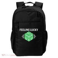 Dungeon Feeling Lucky Rpg D20 20 Sided Dice Gaming Nerdy Gift Backpack thumb 0
