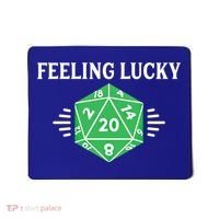 Dungeon Feeling Lucky Rpg D20 20 Sided Dice Gaming Nerdy Gift Mousepad thumb 0