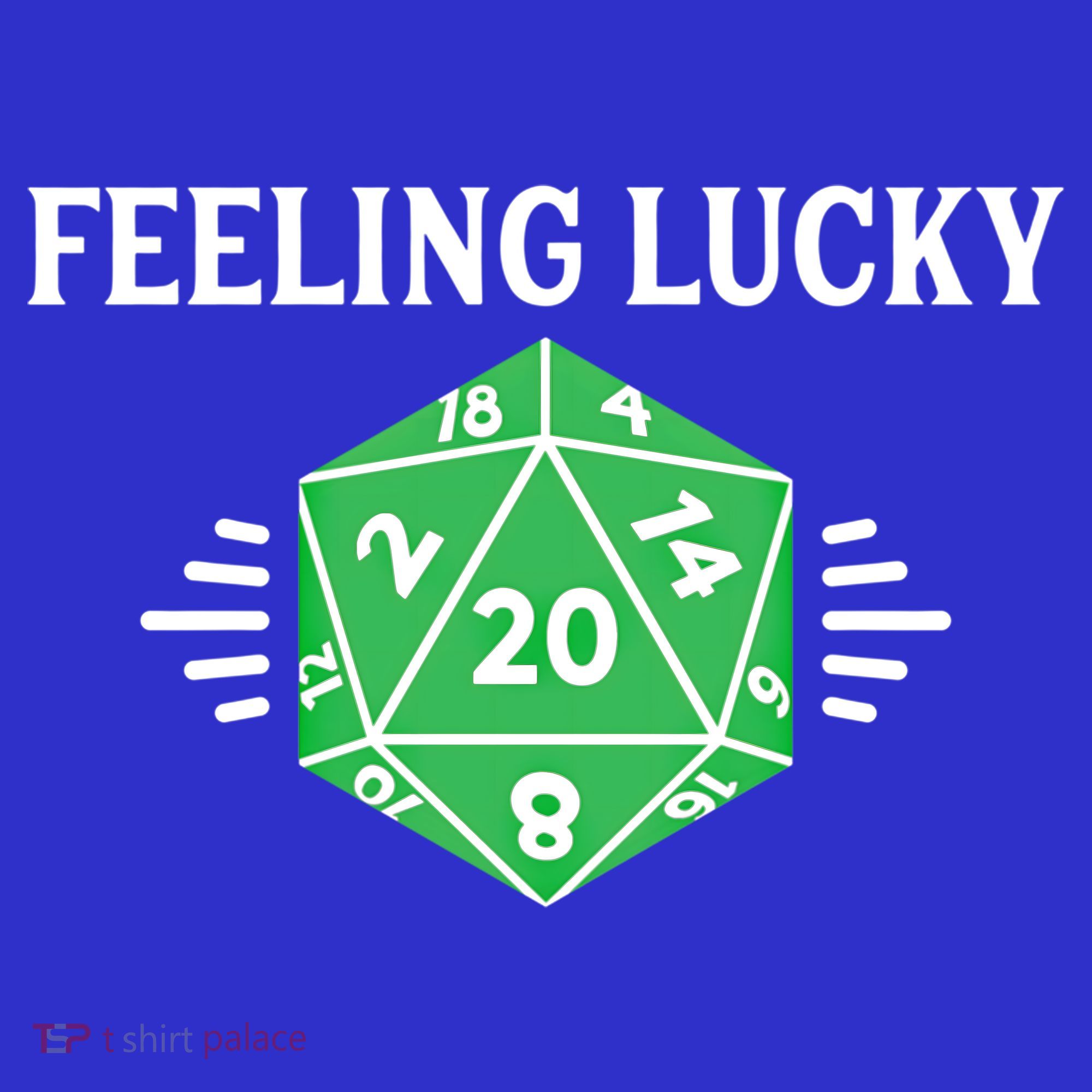 Dungeon Feeling Lucky Rpg D20 20 Sided Dice Gaming Nerdy Gift Mousepad