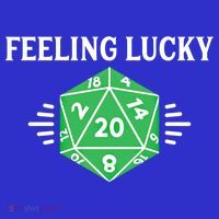 Dungeon Feeling Lucky Rpg D20 20 Sided Dice Gaming Nerdy Gift Visor thumb 3