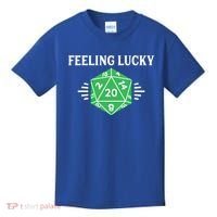 Dungeon Feeling Lucky Rpg D20 20 Sided Dice Gaming Nerdy Gift Kids T-Shirt thumb 0