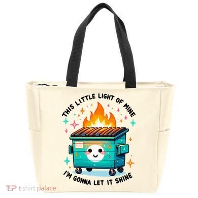 Dumpster Fire Light IM Gonna Let It Shine Halloween Bag