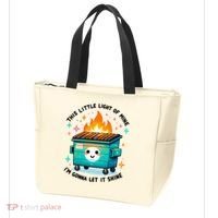 Dumpster Fire Light IM Gonna Let It Shine Halloween Tote Bag thumb 3