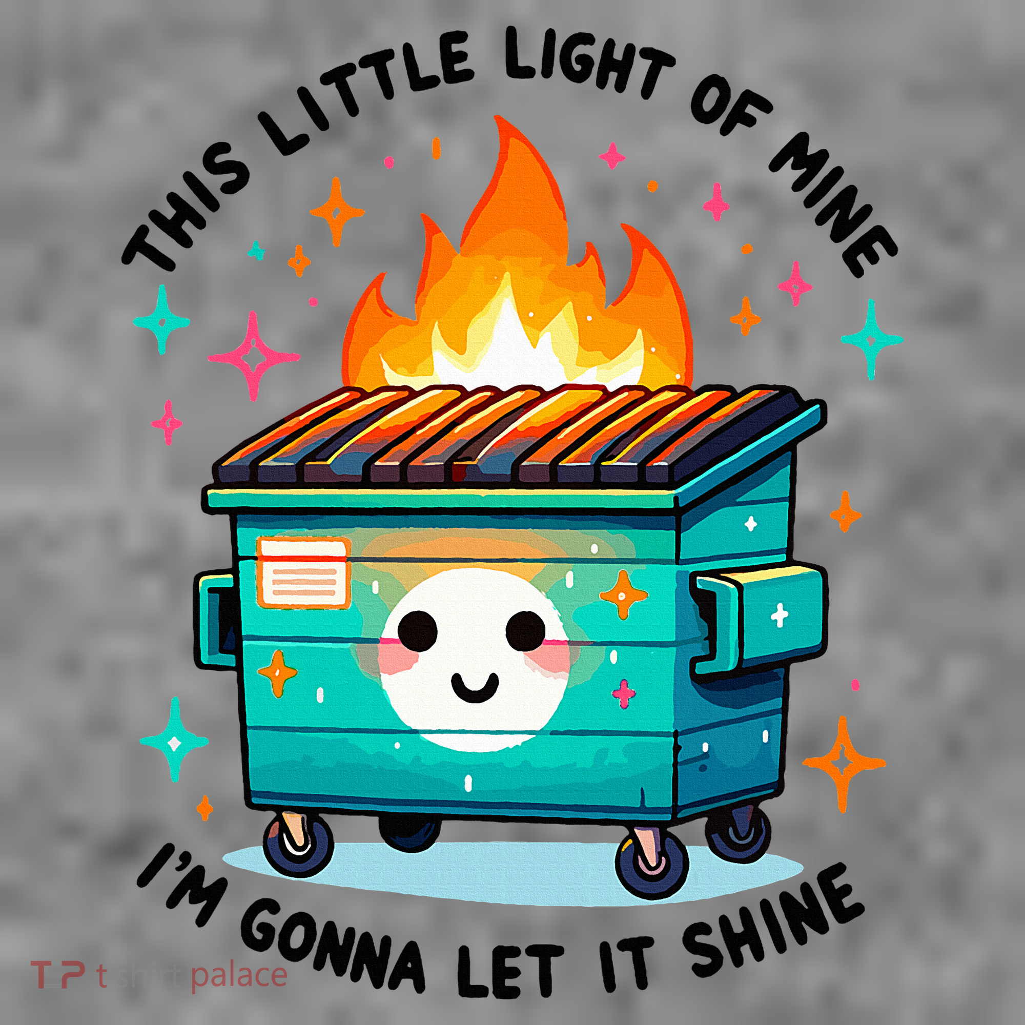 Dumpster Fire Light IM Gonna Let It Shine Halloween Toddler Hoodie