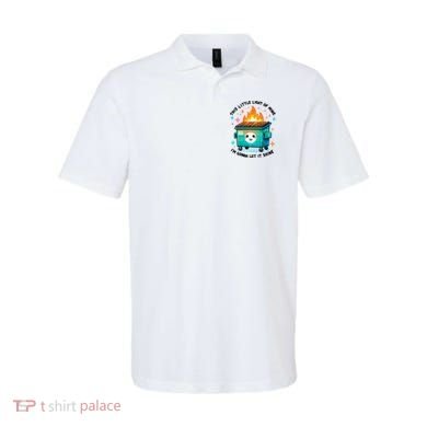 Dumpster Fire Light IM Gonna Let It Shine Halloween Polo