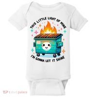 Dumpster Fire Light IM Gonna Let It Shine Halloween Baby Bodysuit thumb 0