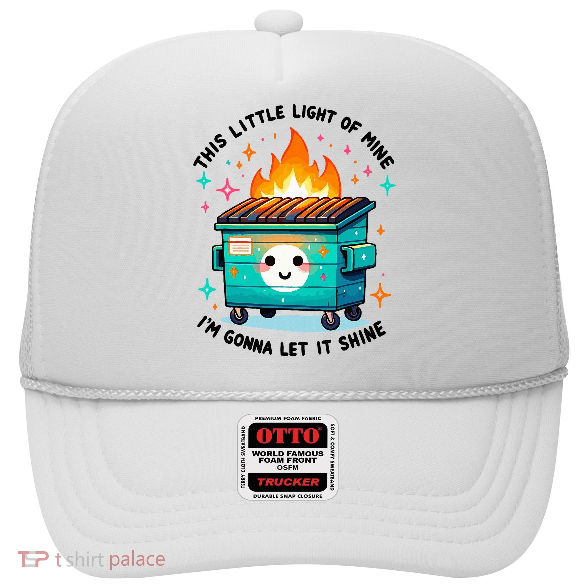 Dumpster Fire Light IM Gonna Let It Shine Halloween Hat