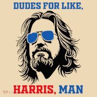 Dudes For Like Harris Man White Dude For Kamala Harris 2024 Tote Bag thumb 4
