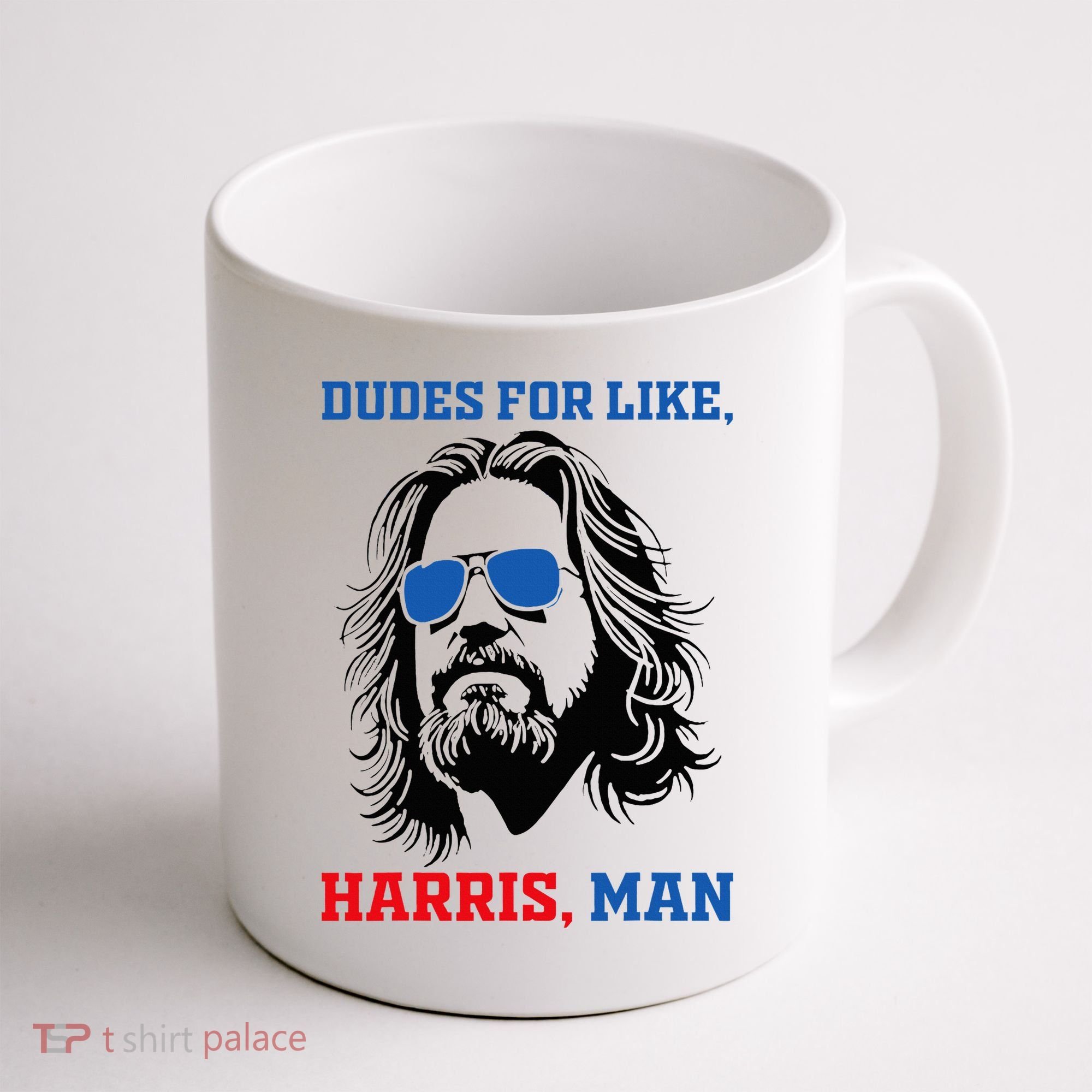 Dudes For Like Harris Man White Dude For Kamala Harris 2024 Coffee Mug