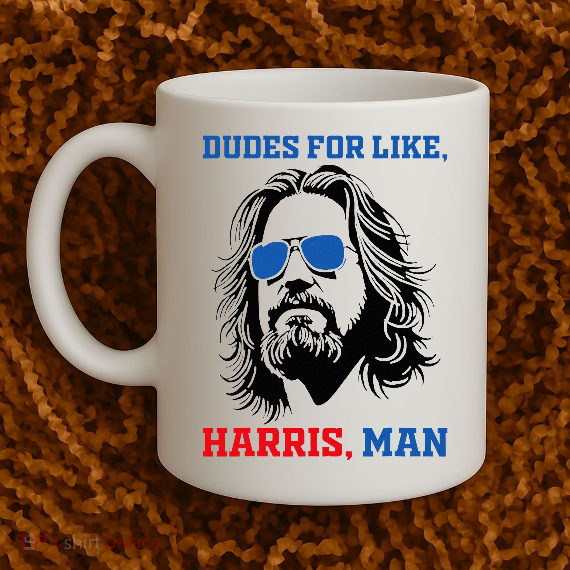 Dudes For Like Harris Man White Dude For Kamala Harris 2024 Coffee Mug
