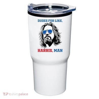 Dudes For Like Harris Man White Dude For Kamala Harris 2024 Tumbler