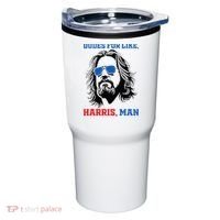 Dudes For Like Harris Man White Dude For Kamala Harris 2024 Tumbler thumb 0