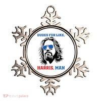 Dudes For Like Harris Man White Dude For Kamala Harris 2024 Ornament thumb 0