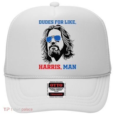 Dudes For Like Harris Man White Dude For Kamala Harris 2024 Hat