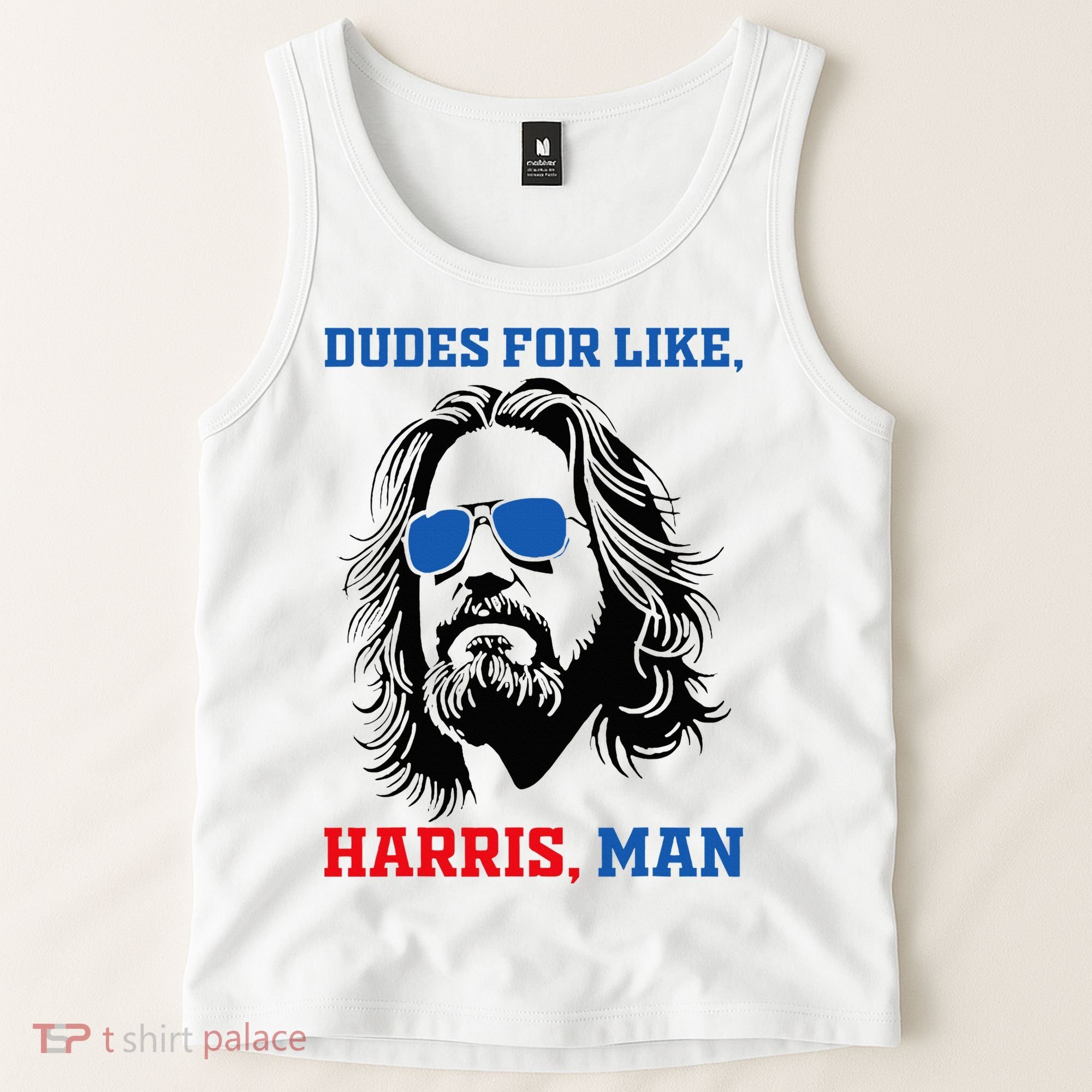 Dudes For Like Harris Man White Dude For Kamala Harris 2024 Tank Top