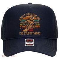 DonT Follow Me I Do Stupid Things Gift Winter Snowboarding Hat thumb 0
