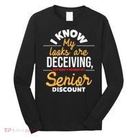 Don't Forget My Senior Discount Old Age Retiree Grandpa Long Sleeve Shirt thumb 0