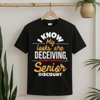 Don't Forget My Senior Discount Old Age Retiree Grandpa T-Shirt thumb 2