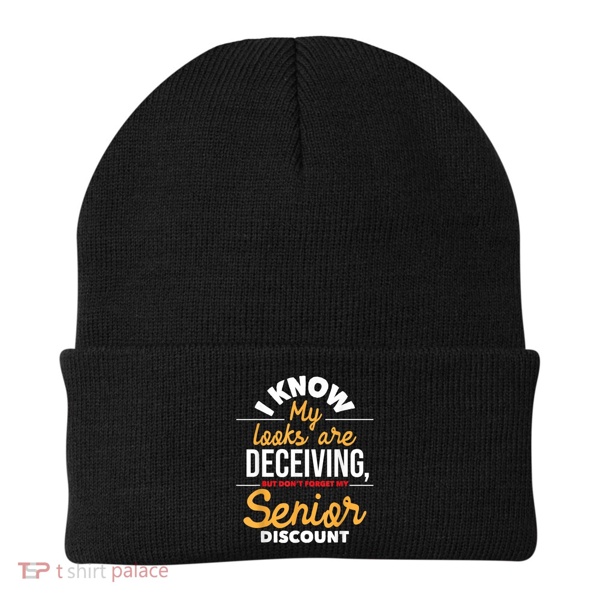 Don't Forget My Senior Discount Old Age Retiree Grandpa Beanie