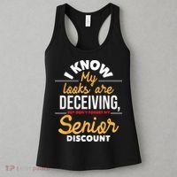 Don't Forget My Senior Discount Old Age Retiree Grandpa Women's Tank Top thumb 3