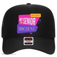 DonT Forget My Senior Discount Elderly Senior Citizen Hat thumb 0