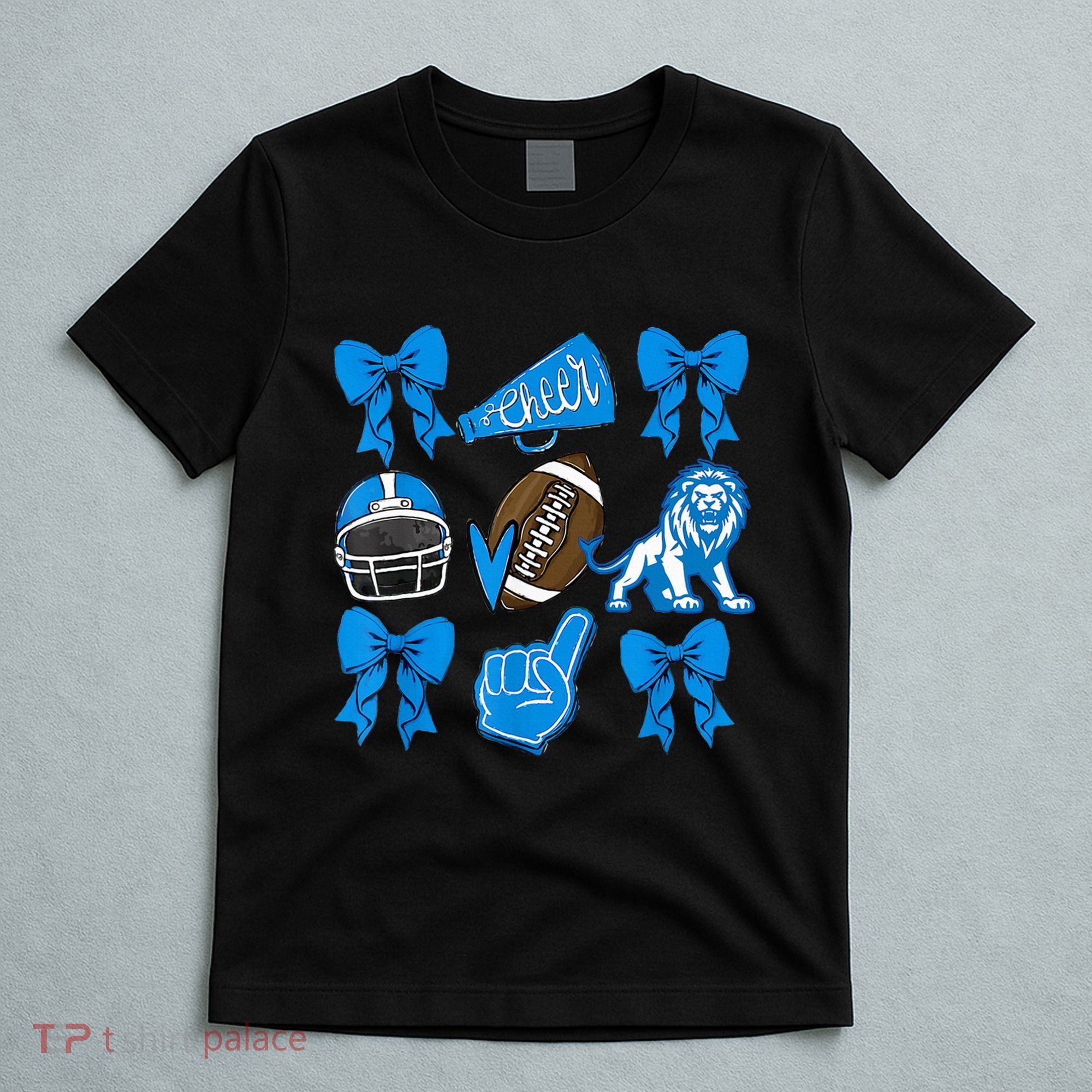 Detroit Fan Mashup Football Cheer T-Shirt