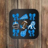 Detroit Fan Mashup Football Cheer Coaster thumb 0