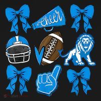 Detroit Fan Mashup Football Cheer Women's Tank Top thumb 5