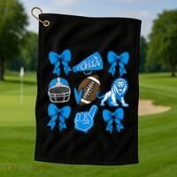 Detroit Fan Mashup Football Cheer Golf Towel thumb 1