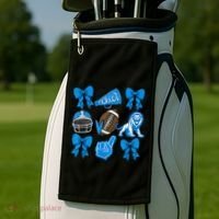 Detroit Fan Mashup Football Cheer Golf Towel thumb 2