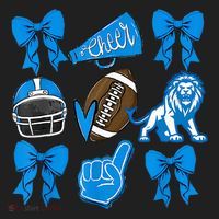 Detroit Fan Mashup Football Cheer Golf Towel thumb 3