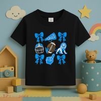 Detroit Fan Mashup Football Cheer Toddler T-Shirt thumb 3