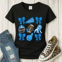 Detroit Fan Mashup Football Cheer Women's T-Shirt thumb 3