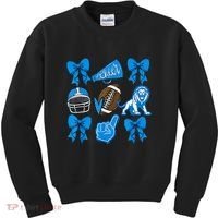 Detroit Fan Mashup Football Cheer Kids Sweatshirt thumb 0