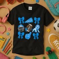 Detroit Fan Mashup Football Cheer Kids T-Shirt thumb 3