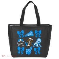 Detroit Fan Mashup Football Cheer Tote Bag thumb 0