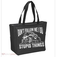 DonT Follow Me I Do Stupid Things Classic Utv Car Driver Tote Bag thumb 2