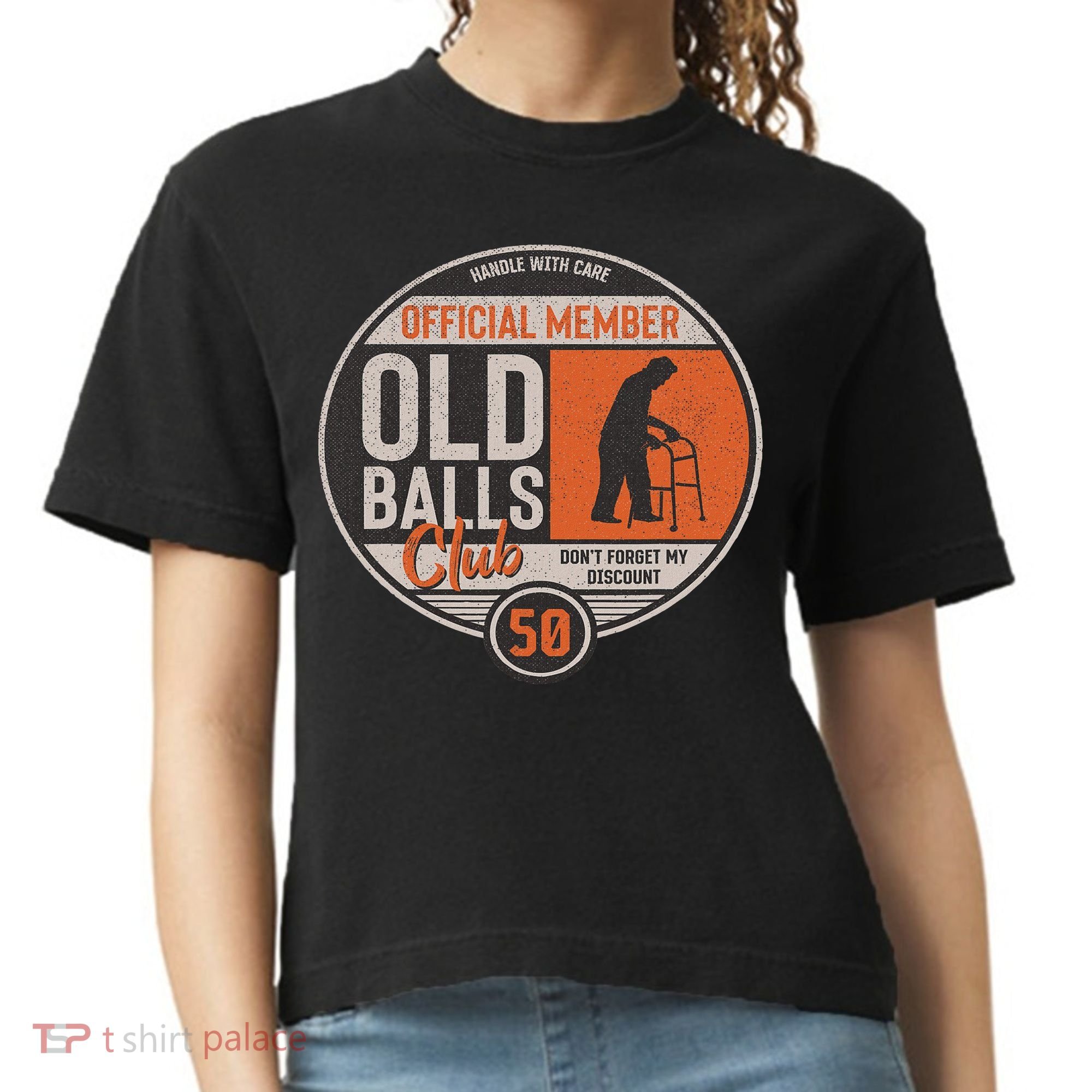 Don't Forget My Discount Funny Senior Citizen 50th Birthday Comfort Colors Boxy T-Shirt