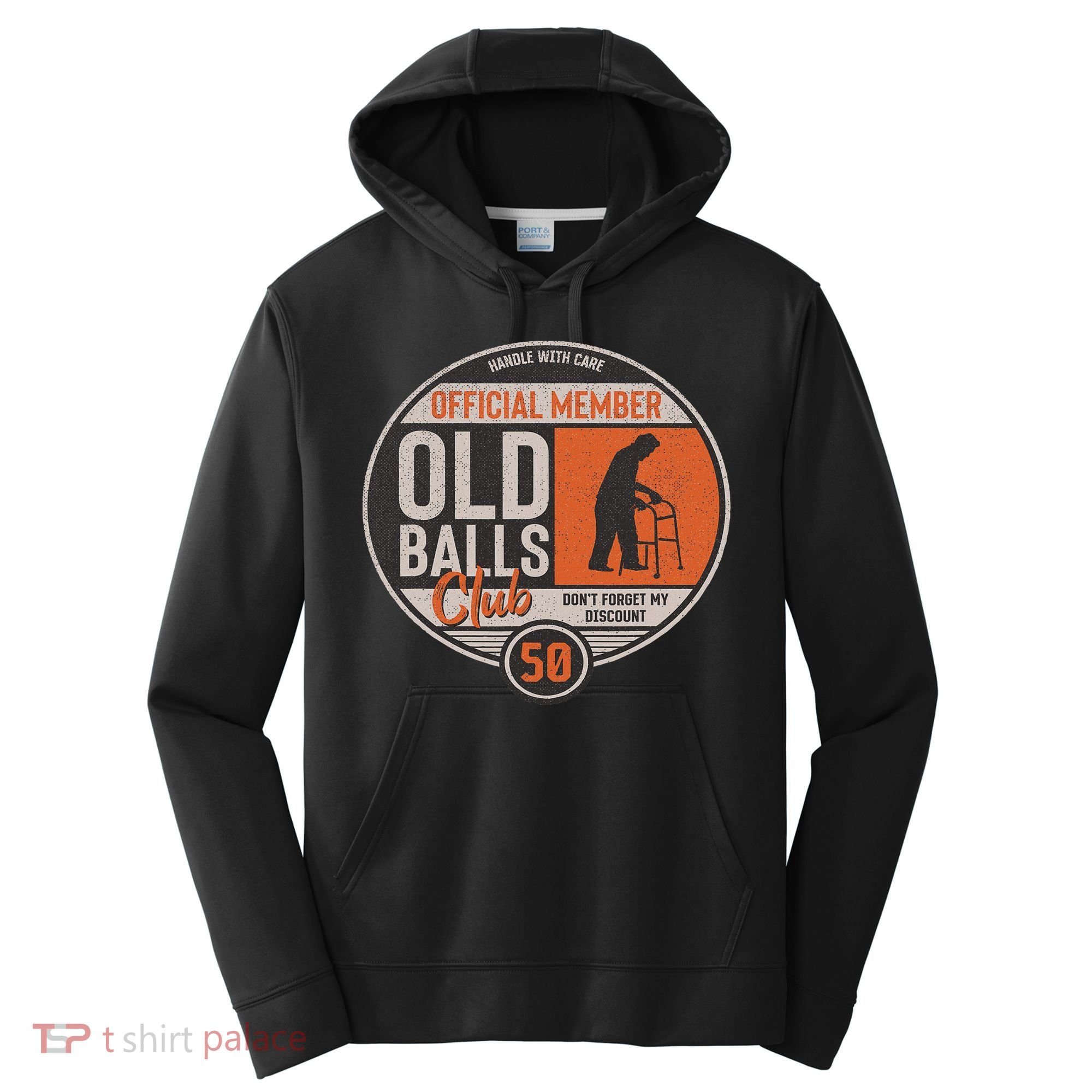 Don't Forget My Discount Funny Senior Citizen 50th Birthday Performance Fleece Hoodie