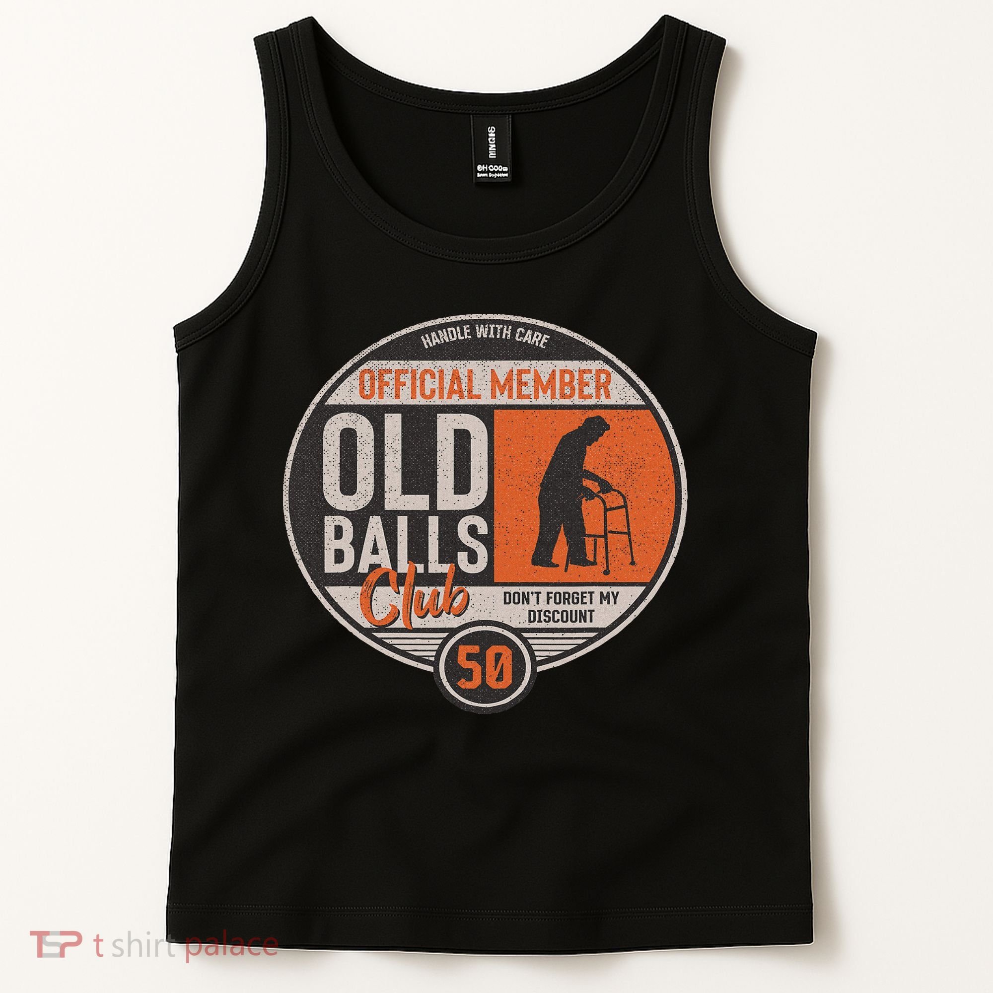 Don't Forget My Discount Funny Senior Citizen 50th Birthday Tank Top