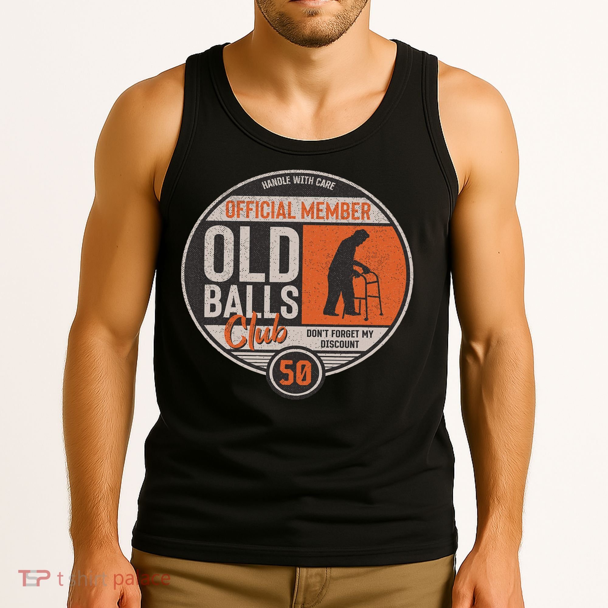 Don't Forget My Discount Funny Senior Citizen 50th Birthday Tank Top