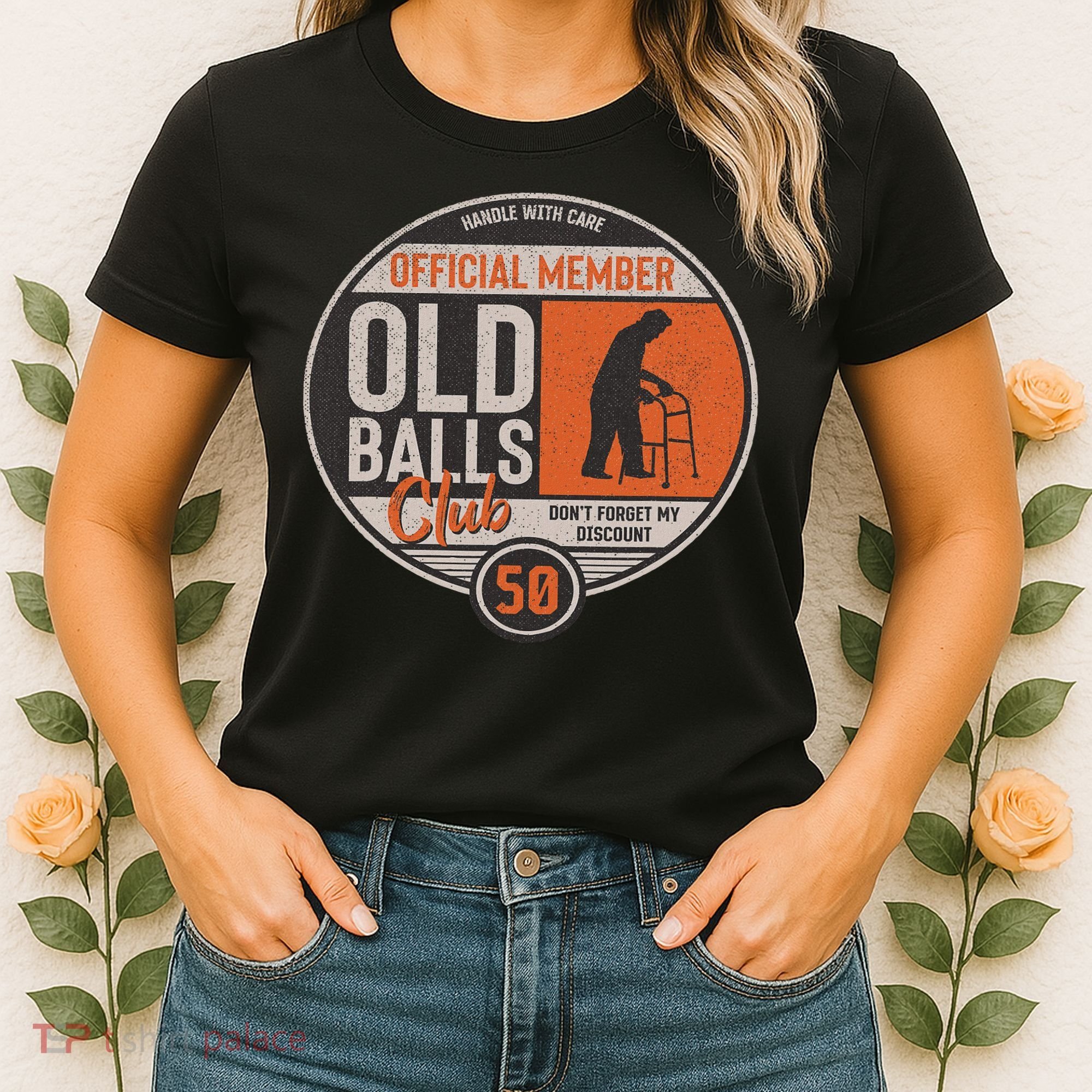 Don't Forget My Discount Funny Senior Citizen 50th Birthday Women's T-Shirt