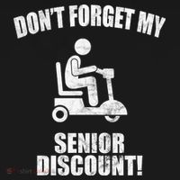 Don't Forget My Senior Discount Funny Pajama Set thumb 2