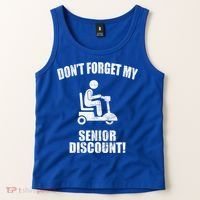 Don't Forget My Senior Discount Funny Tank Top thumb 2