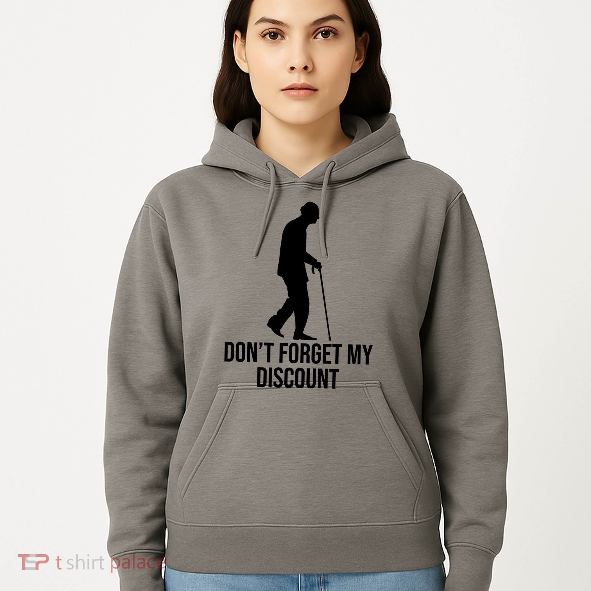 Dont Forget My Discount Funny Old People Hoodie