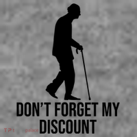 Dont Forget My Discount Funny Old People Women's Long Sleeve Shirt thumb 2